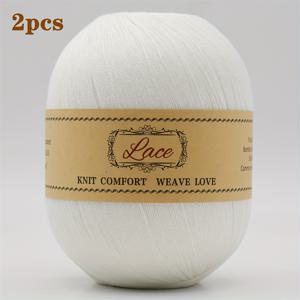 TEMU 300G 대나무 섬유 레이스 얀 2개입. 스웨터, 조끼, 숄, 반팔, 스카프, 쿠션 등 뜨개질 및 코바늘 뜨개기에 적합합니다. 봄, 여름, 가을에 적합하며 부드럽고 통기성이 좋습니다.