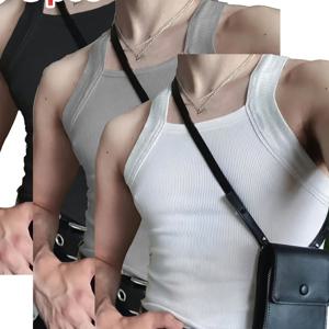 TEMU 남성용 스트레치 탱크탑 3pcs 세트, 남성용 민소매 탱크탑 3pcs 세트