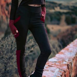 TEMU 4포켓 트렌디 캐주얼 팬츠, 컬러블록 슬림핏 힙업 레깅스, 나이트클럽 핫팬츠, 타이트 스트레치 조거, 대비감 레그 바지, 롱 스키니 팬츠 및 아웃도어 팬츠
