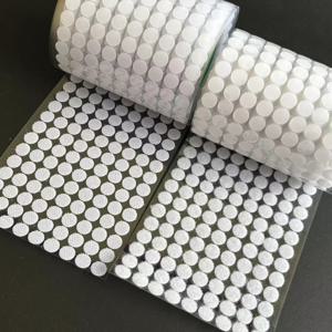 TEMU 2000개(1000쌍) 자체 접착 후크 & 루프 도트 - 10mm/0.39인치 나일론 방수 테이프, 잔여물 없이 제거 가능, 강력한 부착력으로 집, 사무실, 교실 정리용 - 투명 및 흰색 도트 케이블, 노트, 포스터용