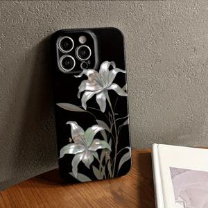 TEMU 휴대폰 케이스 - 빈티지 영화 스타일 디자인의 매력적인 만화 폰 커버. 카메라를 향상시키는 디자인으로 완벽한 보호를 제공합니다. 아이폰 16/15/14/13/12/11/7/8/6, 플러스/프로/프로 맥스 버전 포함에 적합합니다.