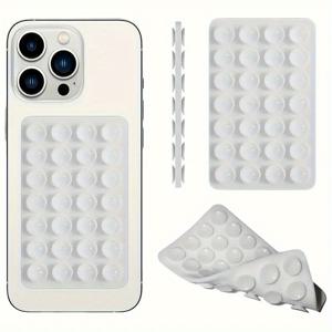 TEMU 양면 실리콘 흡착 컵 차량용 휴대폰 거치대 - 핸즈프리, 사진 및 비디오 촬영을 위한 튼튼한 그립 - 오래 지속, 사용자 친화적 - 아이폰 및 호환 - 완벽한 선물|그립톡|휴대폰거치대