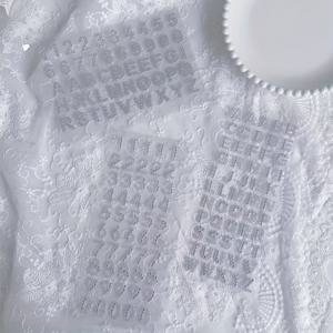 TEMU 디지털 레터 아크릴 스티커 장식, 손으로 만든 반짝이는 투명 백킹 접착제 무흔 무대 얼굴 장식 스티커 멀티 컬러 1세트에 3장