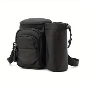 TEMU 옥스포드 천으로 제작된 새로운 트렌디 다기능 숄더백, 크로스바디 백, 물병 가방, 허리 가방