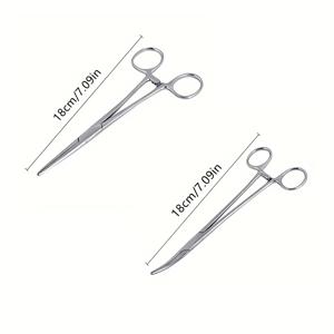 TEMU 2개 애완동물 털 제거 집게, 펀치 플라이어, 낚시용 집게, 낚시 후크 해제 및 천공 제거 도구, 스테인리스 스틸 락 플라이어, 애완동물 미용 관리 및 DIY 낚시 제작