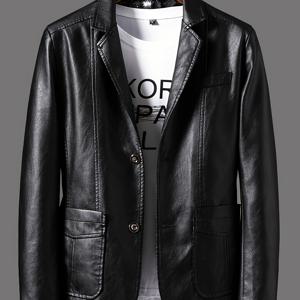 TEMU 남성용 슬림핏 캐주얼 패션 - 포켓이 있는 마룬 재킷, 버튼 프론트, 긴 소매, 캐주얼 복장에 완벽한 폴리에스터 섬유 코트