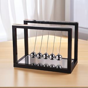 TEMU 뉴턴의 거울상 고급 레진 조각상 1개. 가정 및 사무실을 위한 다기능 장식품으로 사용 가능하며, 실내 및 실외 전시 모두에 적합합니다. 우아한 검정색 액자와 함께하는 현대적인 스타일을 특징으로 합니다.