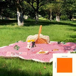 TEMU 1개 야외 피크닉 매트, 레이스 트림이 있는 다기능 빨간색과 흰색 체크무늬 담요 - 캠핑, 해변 데이 트립 및 사진 배경용 직사각형 테이블보