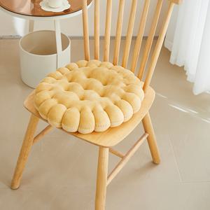 TEMU 1개 부드럽고 포근한 쿠키 모양 명상 매트 - 파스텔 컬러의 플러시 밀크 플리스 바닥 쿠션 (핑크, 옐로우, 그린, 블루, 그레이) - 요가, 홈 데코, 사계절용 완벽한 코지 홈 장식 | 미끄럼 방지 쿠션|요가|소파|의자