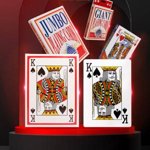 TEMU 대형 포커 카드 슈퍼, 대형 사이즈 트럼프 카드, 성인용 대형 사이즈 크리에이티브 대형 사이즈, 4배 크기의 거대 트럼프 카드