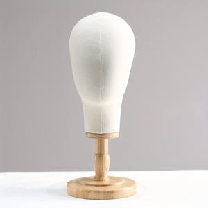 TEMU 1pc 성인 인형 머리, 베이지 천으로 - 견고한 나무 베이스, 모자, 안경, 모발을 살롱 및 가정 장식에 표시하는 데 이상적, 살롱 디스플레이 헤드|스타일리시 헤드가|나무 베이스 헤드, 헤어 액세서리