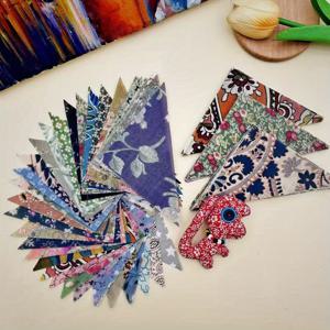 TEMU DIY 재봉 공예용 200개 프리컷 패브릭 스퀘어 3.9x3.9x5.7인치 - 다양한 꽃무늬 핸드메이드 천, 생생한 색상, 랜덤 패턴, 퀼트 및 선물 포장, 홈 데코에 적합, 재봉 액세서리