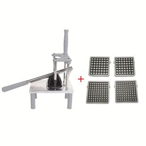 TEMU 1 세트 상업용 감자 슬라이서, 4개의 교체 가능한 블레이드 - 내구성 있는 플라스틱 및 스테인레스 스틸, 가정 및 레스토랑 사용을 위한 빠른 압력 채소 커터, 감자, 뿌리 채소, 등 절단, 주방 가제트, 채소 슬라이서 및 채프퍼|야채다지기