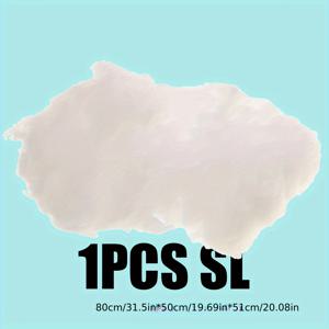 TEMU 1개 리얼리스틱 3D 인공 구름 - 푹신한 마이크로파이버 천장 장식, 웨딩, 샤워, 파티, 크리스마스, 발렌타인데이, 룸 데코에 적합 - 설치 간편, 유지보수 불필요, 구름 소품