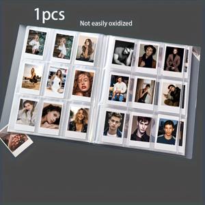 TEMU 1pc 다목적 사진 앨범, 작은 앨범, 투명 플라스틱 사진 앨범 288 슬롯 - 사각형 K-Pop 테마 메모리 앨범, 보석 컬렉션, 가정 장식 및 여행 사진, 졸업 기념 앨범, 수집 카드, 여행 앨범 | 장식 앨범 | 내구성 플라스틱 앨범, 여행 앨범