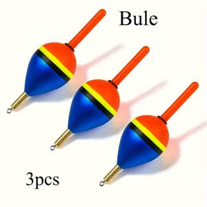 TEMU 대형 배가 있는 장거리 낚시용 플로트 3개 세트. 바다 낚시, 구리 무게, 파이어 낚시용으로 설계되었습니다.
