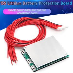 TEMU 13-스트링 BMS 35A 리튬 배터리 보호 보드 - 3.7V 균형 기능, 과충전/과방전/단락 보호, 분할형 48V 전력 리튬 배터리 BMS, 전기차/스케이트보드용 동등화 회로 포함