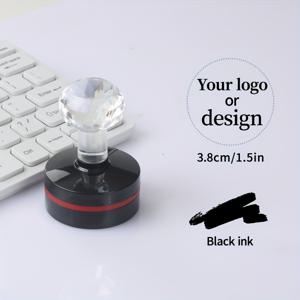 TEMU 맞춤형 별자리 스탬프, 패턴 스탬프, 로고 스탬프, 우아한 원형 글자 스탬프 - 자동 잉크 적용, 결혼식 및 기념일에 적합