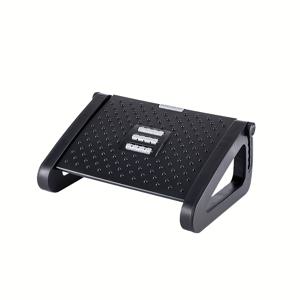 TEMU 1개 조절식 인체공학적 발 받침대, 마사지 롤러 포함 - 사무실 책상 밑용 발 받침대, 다리용 플라스틱 풋레스트, 스탠딩 데스크 및 장시간 착석용 의자 발받침대|발받침대