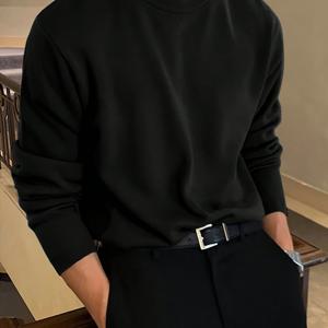 TEMU 크로스보더 신상 남성 가을/겨울 라운드넥 니트 풀오버 스웨터