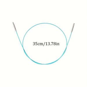 TEMU 분리형 원형 뜨개바늘, 2.0-5.0mm, 5인치 교체 가능한 원형 뜨개바늘, 4가지 크기의 유연한 케이블, 바늘 안정기, 커넥터 커버, 수제 DIY 뜨개질, 뜨개질 액세서리 포함