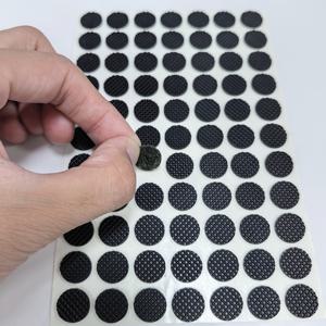 TEMU 150개 미끄럼 방지 고무 패드 - 표면 그리드, 내마모성, 화분 받침대 및 티 트레이 베이스용, 가구 보호, 다양한 표면에 쉽게 부착 가능