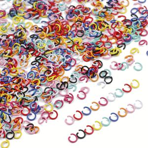 TEMU 아연 합금 키체인 도어 후크, 분리형 링, 독특한 액세서리 및 수제 부품 재료 제작에 적합.