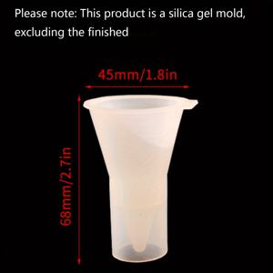 TEMU 1pc 원형 링 프레임 실리콘 모양 - 우아한 보석 디스플레이 및 촛불 만들기 모양, DIY 수제 공예 장식 도구, 부드러운 핑크 & 화이트 그라데이션, 독특한 홈 데코 또는 선물 아이디어에 완벽, 촛불 만들기 용품