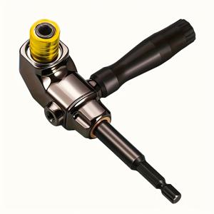 TEMU 90/105도 각도 전기 드라이버 헤드, 범용 팔꿈치, 유연한 샤프트 회전 부품, 하드웨어 도구 개조 키트, 정밀 전자 수리 코너 툴 헤드, 전동 공구 연장 어댑터 로드