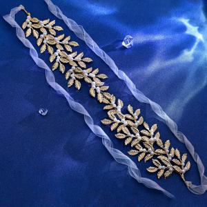 TEMU 1개 우아한 핸드메이드 신부 헤어피스 - 빈티지 꽃 & 잎 디자인, 금색 합성 레진, 정교한 컷아웃 패턴 웨딩/프로모션/갈라용 - 신부 헤어 액세서리 HP353