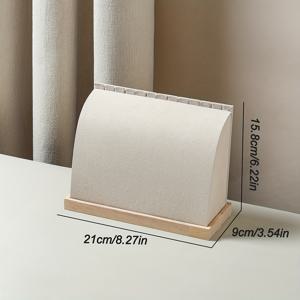 TEMU 1개 우아한 T-바 메탈 귀걸이 디스플레이 스탠드 - 목걸이 & 귀걸이용 광택 목재 주얼리 정리대, 다용도 소매 쇼케이스 & 보관 홀더, 비딩 & 주얼리 만들기에 이상적, 새해 & 졸업 선물에 완벽, 주얼리 타워, 주얼리 T, 주얼리