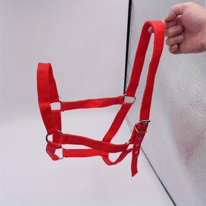 TEMU 1개 전문가용 승마용 말 목줄, 조절 가능한 말 리드 로프, 금속 아일렛 및 니켈 도금 하드웨어, 패딩 나일론 원단, 밝은 베이지색, 적이고 편안함, 내구성 있는 두꺼운 갈바나이즈 은색 금속 버클, 필수 말용품, 승마 장비,말 훈련 장비,조절 가능한 홀터,내구성 있는 말용품,고품질 나일론,강화된 스티칭,말 머리끈