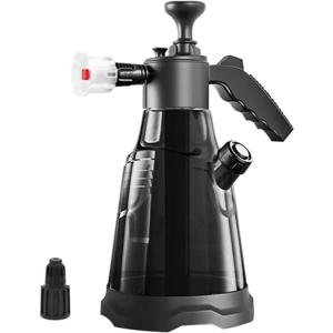 TEMU 편안한 그립, 충전이 필요 없는 폼 메이커, 상하압 강화, 배터리 불필요를 특징으로 하는 플라스틱 차량 세척 및 원예용 폼 스프레이기 세트.