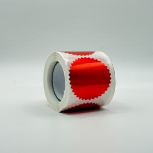 TEMU 300개 빨간색, 보라색, 핑크색 엠보싱 스티커, 2인치 기어 디자인, 증명서 및 수상 증명서에 적합, 자체 접착 금속 씰.