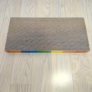 TEMU 1개 내구성 있는 골판지 고양이 스크래치 포스트 - 3-in-1 인터랙티브 멀티컬러 표면, 가구 보호 & 실내용 고양이 놀이 휴식 매트, 스크래치 방지 디자인