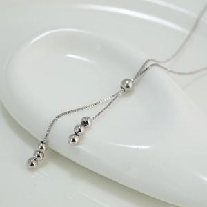 TEMU 초이스 조절 가능한 Y자 형태 목걸이, 파스텔과 비즈 - 빈티지 스타일의 구리 체인, 일상 및 휴일 선물에 적합, 보석|Y자 형태 목걸이|조절 가능한 목걸이