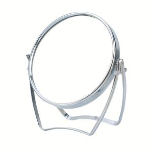 TEMU 휴대하기 쉬운 원형 디자인의 간편한 회전식 접이식 휴대용 고화질 탁상 화장 거울