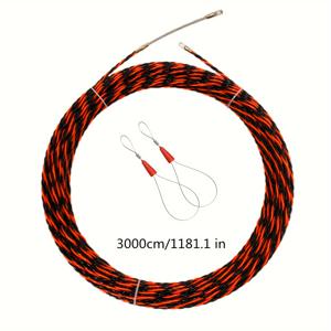 TEMU 15M/30M 3합선 와이어 스러드 공구, PET 벽 통과 와이어, 와이어 풀링 공구, 케이블 풀링 장치, 벽 스러드, 집 개조 도구, 건설 도구, 직경 5mm/0.197인치