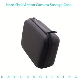 TEMU 1개 EVA 하드 쉘 액션 카메라 보관 케이스 - GoPro Hero 12/11/10/9/8/5, Xiaomi Yi 4K, SJCAM SJ4000, Eken H9R용 충격 방지 보호 여행 가방 - 블랙 액세서리 정리함, 할로윈, 크리스마스 선물