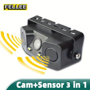 TEMU 범용 자동차 SUV RV용 후방 카메라 및 리버싱 주차 센서 3in1 버저 알람 야간 시야 기능