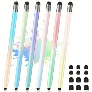 TEMU 아이패드, 아이폰, 스마트폰 및 태블릿 호환 터치 스크린 6개 세트, 양면 고감도 컵시브 , 충전 불필요, 배터리 불필요, 전자 부품 불필요