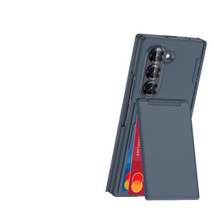 TEMU 갤럭시 Z 폴드 6용 케이스, 내장 스탠드 및 지갑 카드 슬롯, 다기능 3-in-1 폰을 특징으로 합니다.