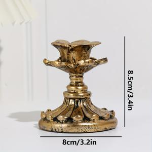 TEMU 골든 레트로 스타일 캔들스틱