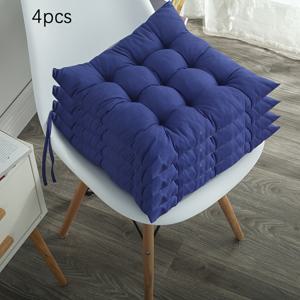 TEMU 현대적인 부드럽고 통기성 좋은 의자 쿠션 4개 세트 - 내구성 강한 기계 세탁 가능한 사각형 시트 패드, 사무실, 가정 및 레스토랑 의자용, 다크 레드/핑크/커피 브라운, 현대적 스타일