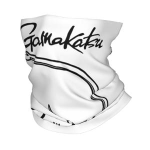 TEMU 가마카쓰 블랙 낚시 슬림 반다나 넥 스카프 헤어밴드 목 보호