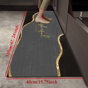 TEMU 초흡수 미끄럼방지 규조토 매트, 두께 약 0.25cm/0.1인치, 무게 약 1000g/m², 럭셔리 모던 노르딕 스타일 홈 매트 - 주방매트, 현관매트, 욕실러그, 거실러그, 롱 러너 러그