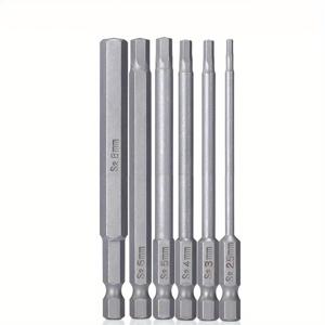 TEMU 메트릭 SAE 스크루드라이버, 전기 드릴 어댑터 드라이브 키 슬리브, 안전한 자석 팁이 있는 6각 알렌 렌치 세트