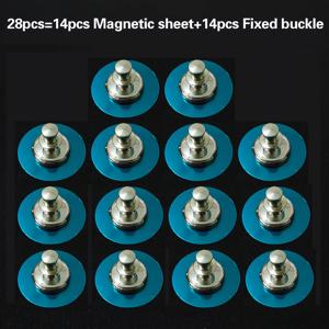 TEMU 12/20/28개 헤비듀티 금속 자석 커튼 홀더 - 대형 루핑 자석 & 핀 포함, 도구 없이 간편 설치, 재사용 가능한 자석 잠금 시스템 (창문/샤워실/유리문용), 무선 안전 잠금장치 - 스윙 커튼 브래킷 (단열//쉬어 패널 호환) - 집/사무실용 쉬운 자석 고정, 내구성 있는 금속 디자인, 안전한 고정력, 도구 불필요|샤워커튼