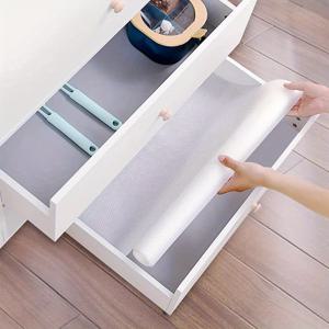 TEMU 1롤 방수 및 방습 서랍 패드, 주방 캐비닛 패딩용, 카운터탑 및 옷장 - 신발장 전용 EVA 캐비닛 패드, 냉장고, 옷장용 미끄럼 방지 패드, 절단 가능