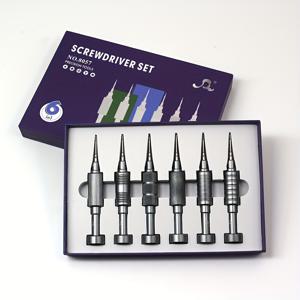 TEMU 6-In-1 정밀 자석 드라이버 세트 (S2 합금강 비트, 알루미늄 합금 핸들, 강력한 자석 흡착력, 미끄럼 방지 디자인), 애플 및 폰, 컴퓨터, 드론 수리 및 분해, 가정용 프로젝트에 적합